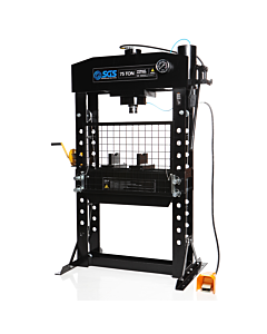 Buy SGS 75 Tonne Hydraulic Press with Two-Speed Hand & Air Pumps by SGS for only £1,995.11