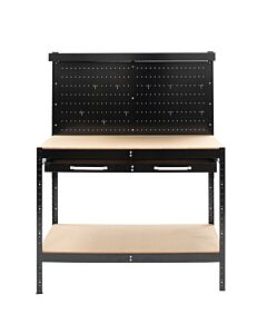 Buy Garage Workbench with Pegboard and 1 Drawer STC100 by SGS for only £69.98