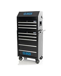 Buy SGS 26" 8 Drawer Professional Tool Chest & Roller Cabinet With Power Sockets by SGS for only £336.49
