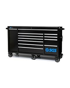 Buy SGS 72in 12 Drawer Professional Tool Cabinet with Caster Wheels by SGS for only £1,259.99