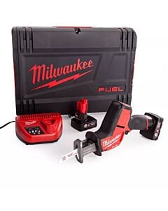 Buy Milwaukee M12CHZ-602X 12V FUEL Hackzall Kit 2x 6Ah Batteries (Body Only) by Milwaukee for only £247.25