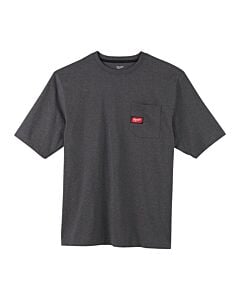 Buy Milwaukee WTSSG Heavy Duty Pocket T-Shirt - Grey by Milwaukee for only £13.04