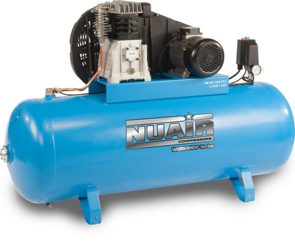 Buy Nuair S-36LN541FPS015 200 Litre Belt Drive Workshop NB38C FT3 - 3 Hp 10 Bar 400v by Nuair for only £768.00
