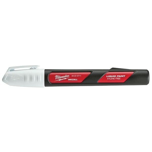 Milwaukee 48223711 Inkzall White Paint Marker Pen - Writes on Rough  Hot and Dirty Surfaces
