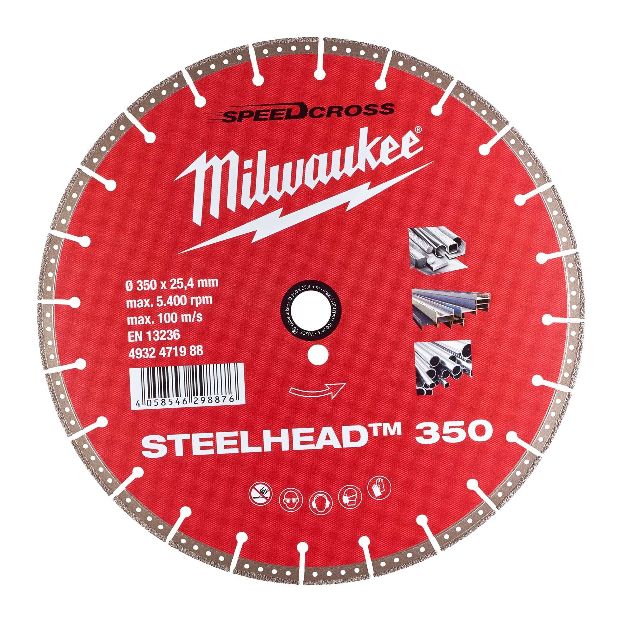 Milwaukee 4932471988 MX FUEL™ Speedcross™ Steelhead™ Cut-Off Saw Blades - 1 Piece