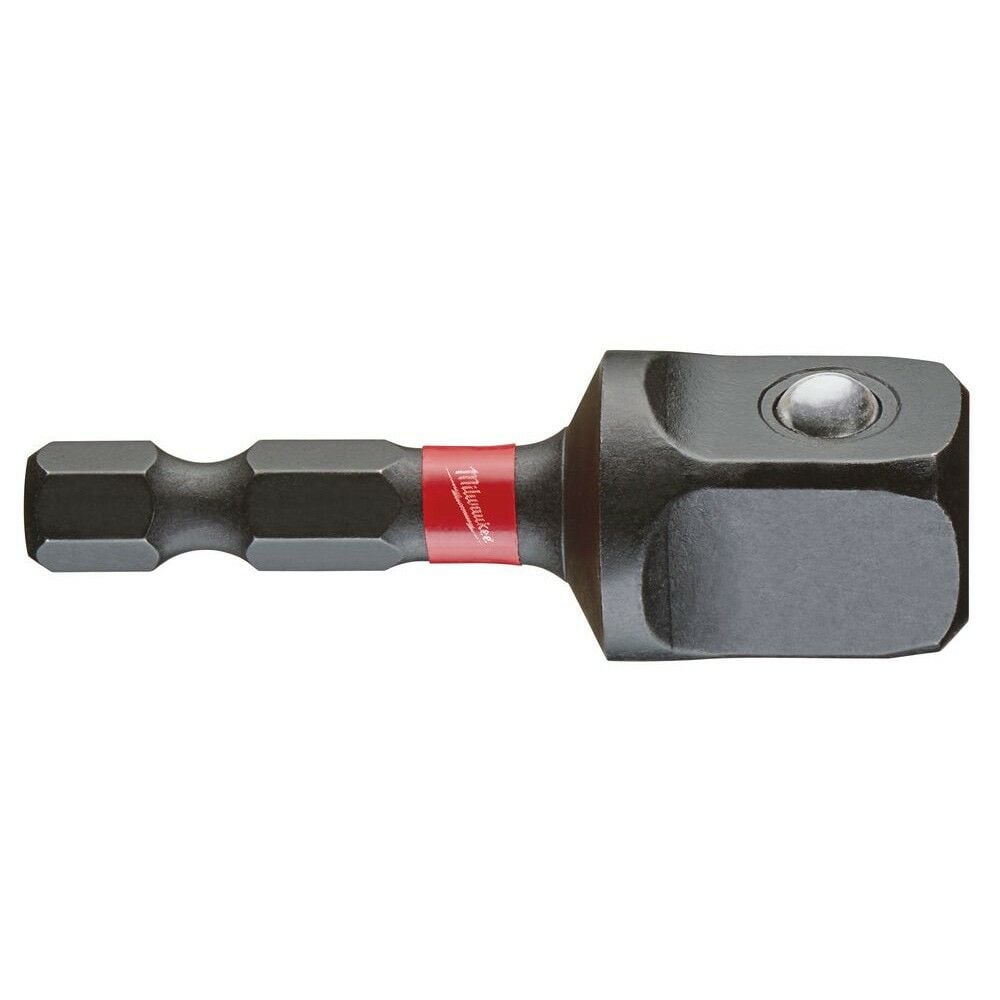 Milwaukee 4932472069 Shockwave Socket Adaptor (1/4 inch Hex to 1/2inch Square)