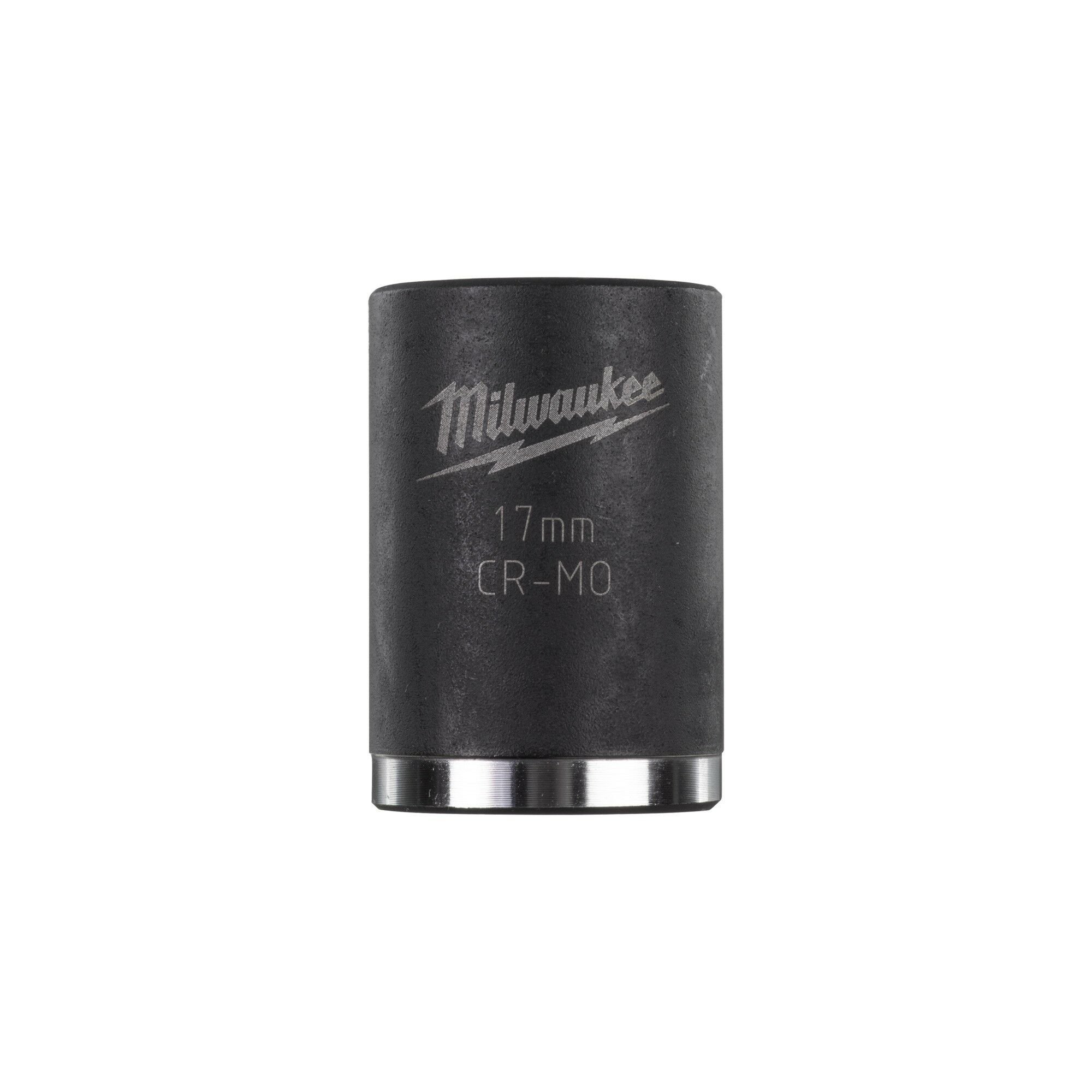 Milwaukee 4932478016 3/8” Sq. Shockwave Impact Socket (Short), 17mm