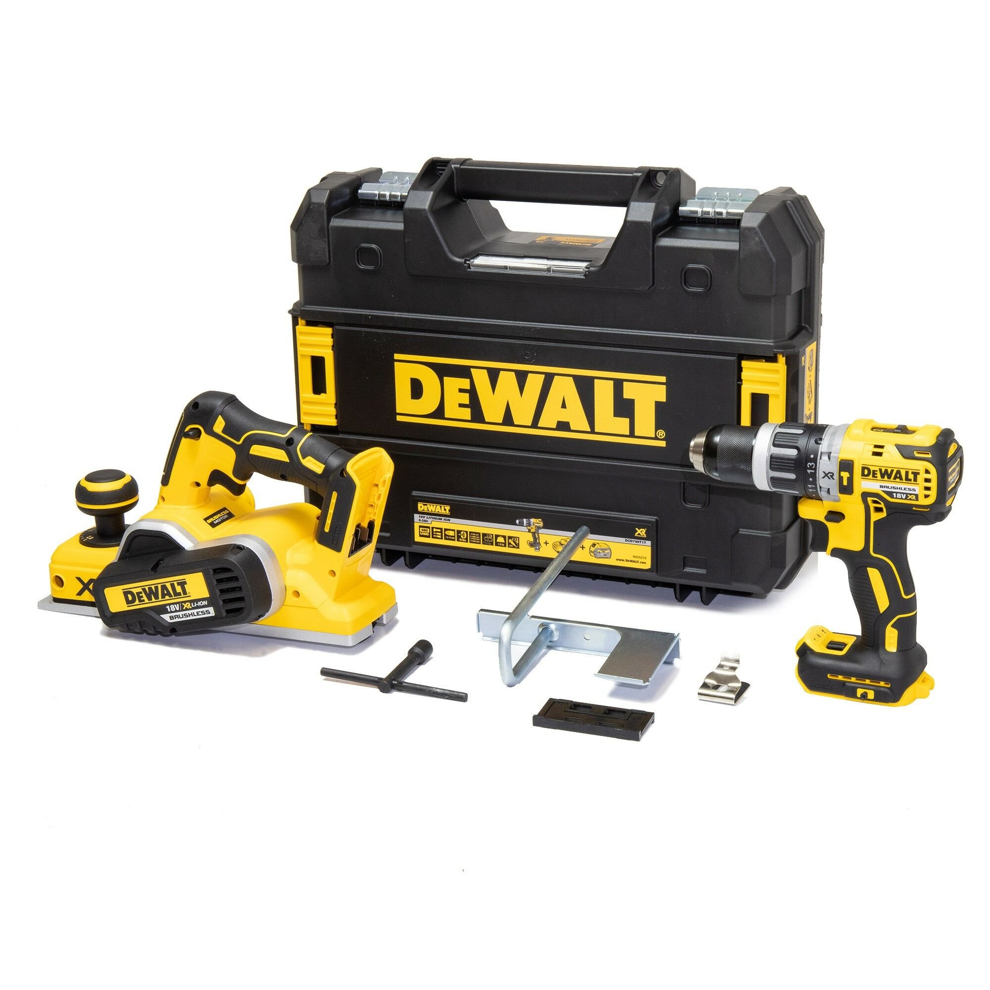 DeWalt DCD796NT-K1 18V Combi Drill and Planer (Body Only) With Case
