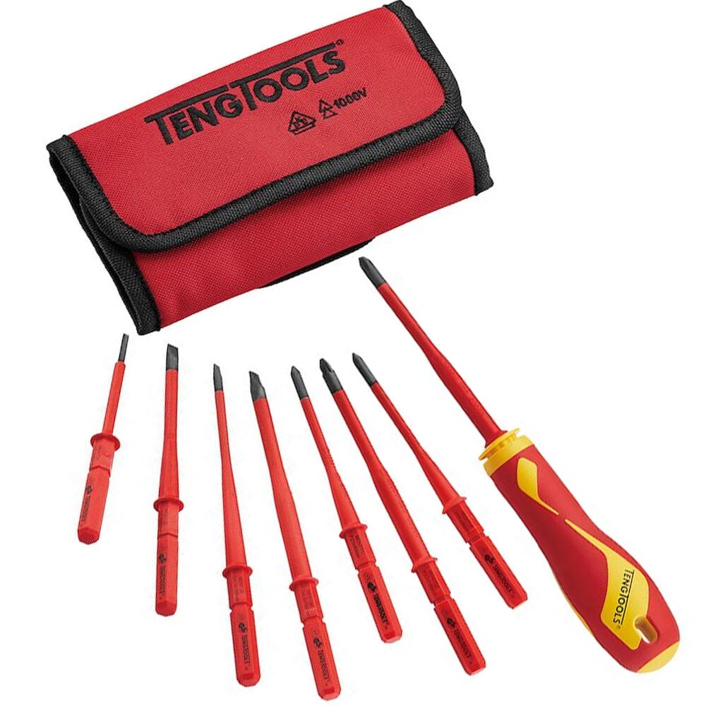 Teng Tools Insulated interchangeable screwdiver set wallet 9 pieces