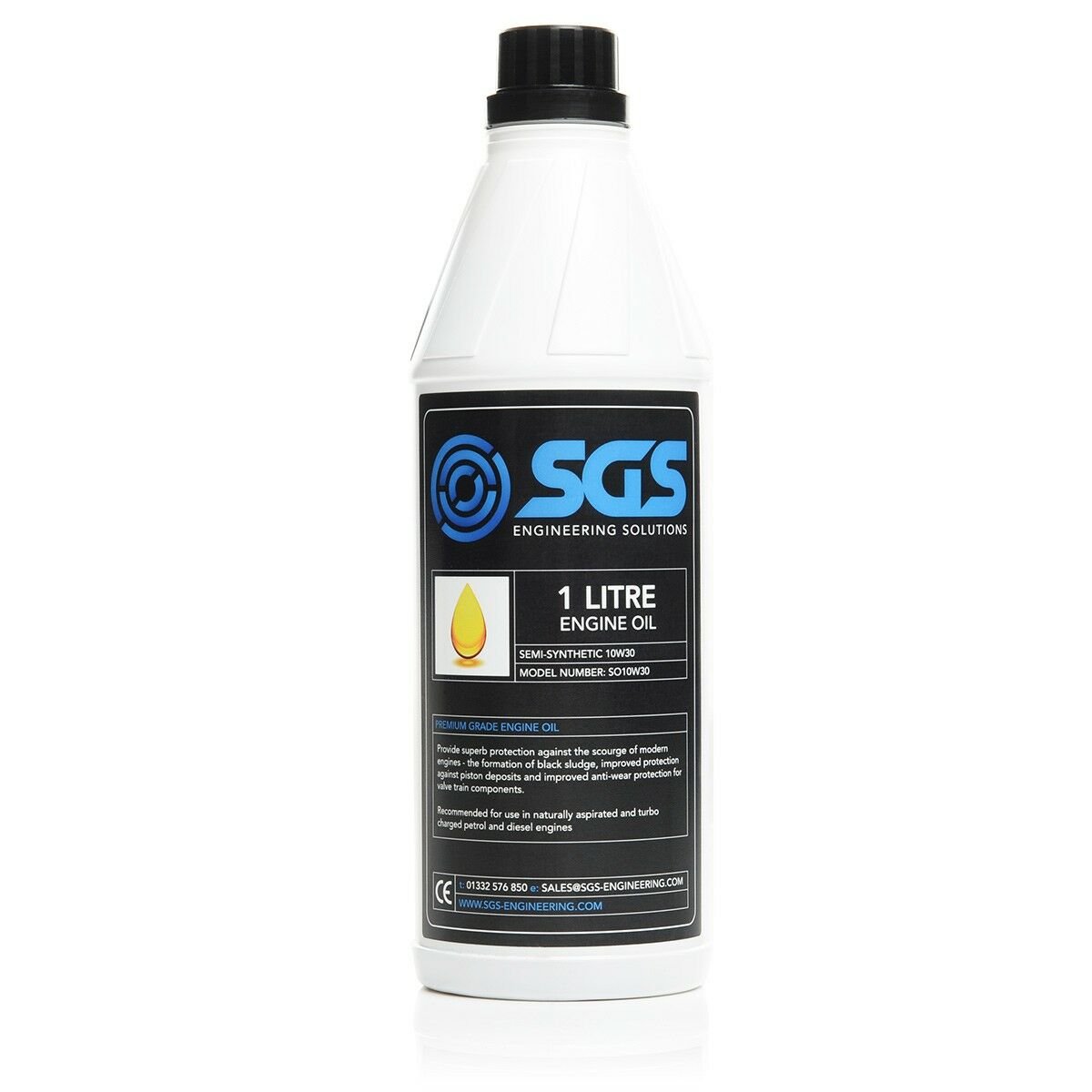 SGS Premium Grade 10W30 Semi-Synthetic Engine Oil - 1 Litre