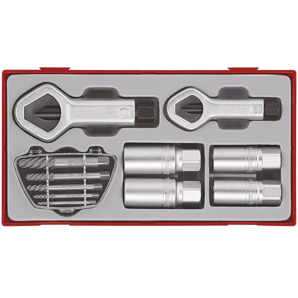 Teng Tools Extractor and Nut Splitter Set TT1 11 Pieces