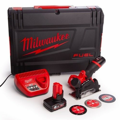 Buy Milwaukee M12FCOT-622X M12 FUEL™ 12V Multi-material Cut Off Tool Kit - 2Ah/6Ah Batteries, Charger and Case by Milwaukee for only £247.62