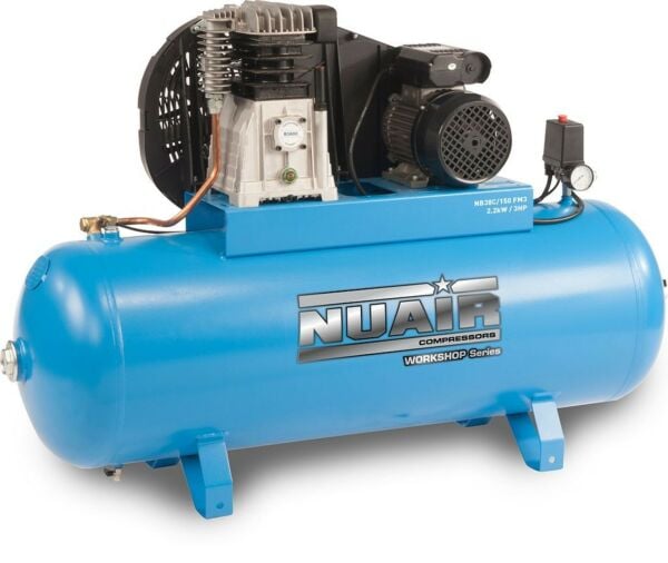 Buy Nuair S-36HN504FPS142 150 Litre Professional Drive Stationary Air Compressor - 13.95 CFM 3 HP by Nuair for only £737.10