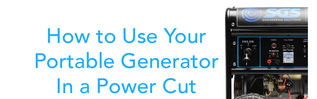 how to use a portable generator 