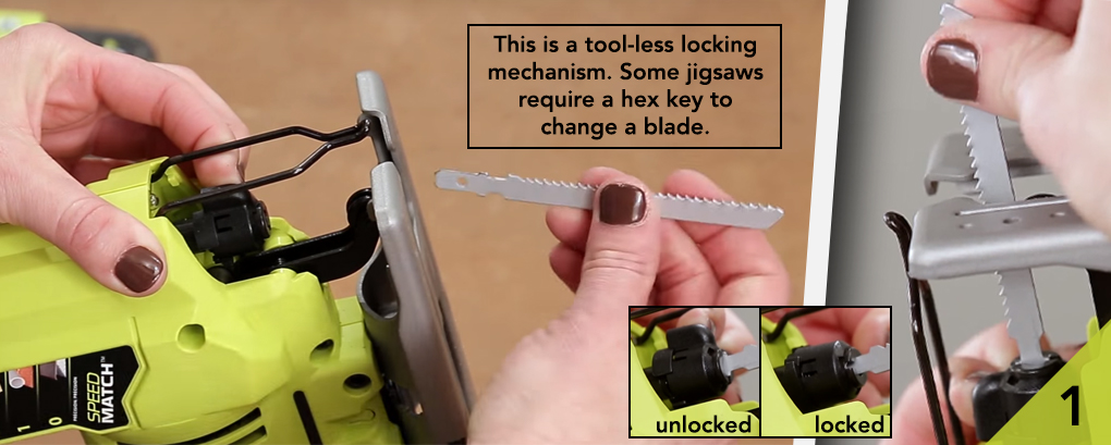 using the right blade 